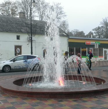 Town Fountain in Pagegiai